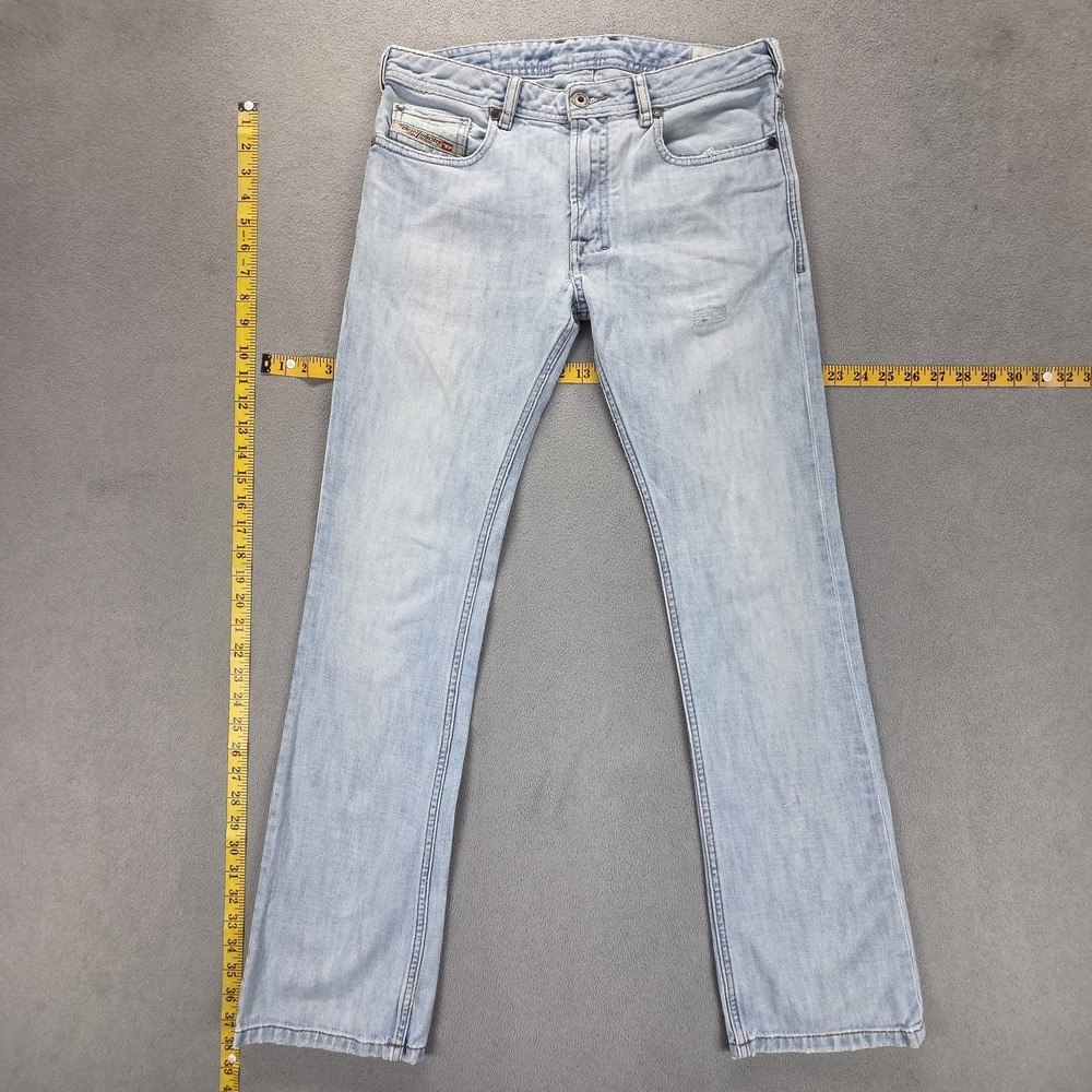 Diesel‎ Jeans Boys 12 Blue Zatiny J Kid Light Wash Slim Straight Denim 29x31
